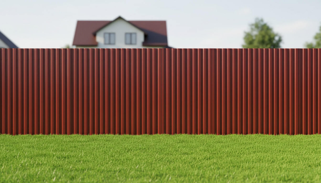 Забор из профнастила